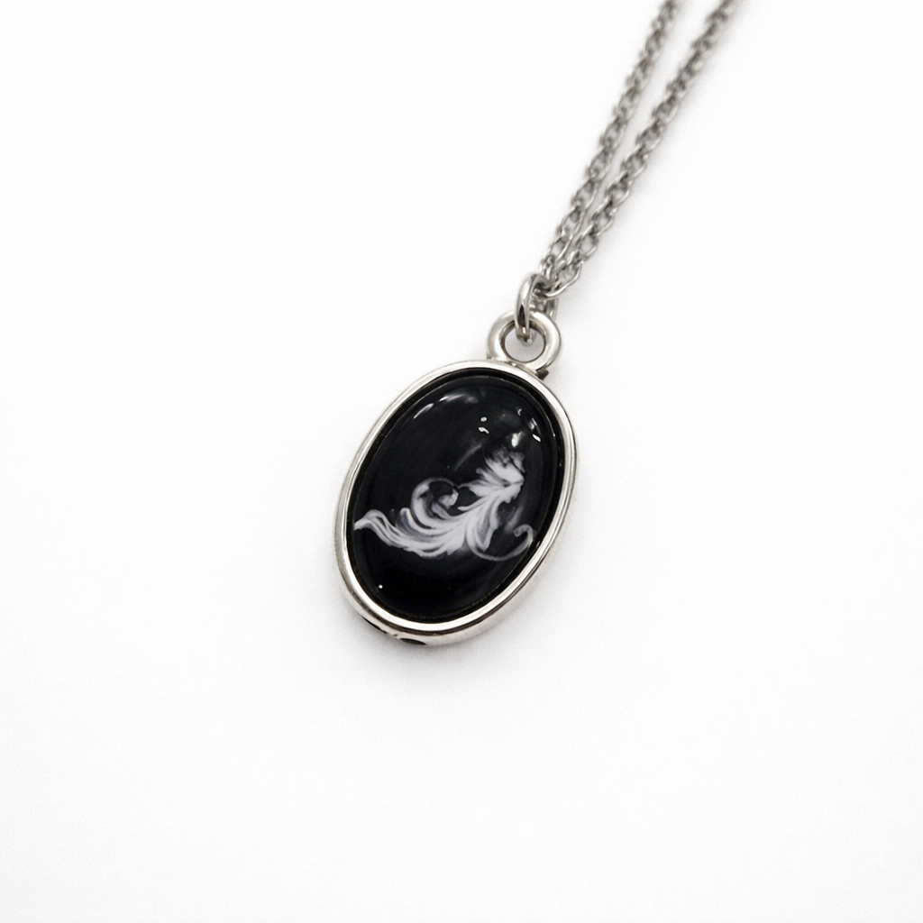 YUMEKURA handcrafted resin jewelry piece